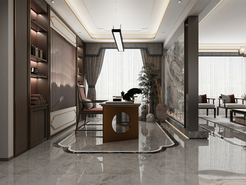 悅海天潤(rùn)府168平米新中式裝修風(fēng)格 悅海天潤(rùn)府168平米新中式裝修風(fēng)格