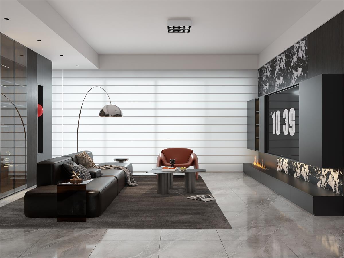 萬(wàn)科錦曜 | 暗黑美學(xué)天花板！他家129㎡意式風(fēng)太驚艷了！