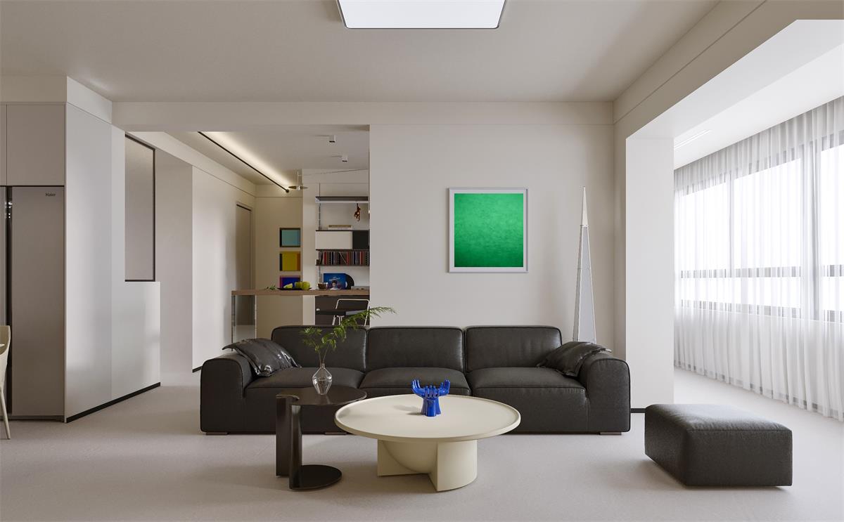 金地自在城 | 零零后獨(dú)居109㎡極簡家，全開放設(shè)計(jì)驚艷到我了！換你也上癮~