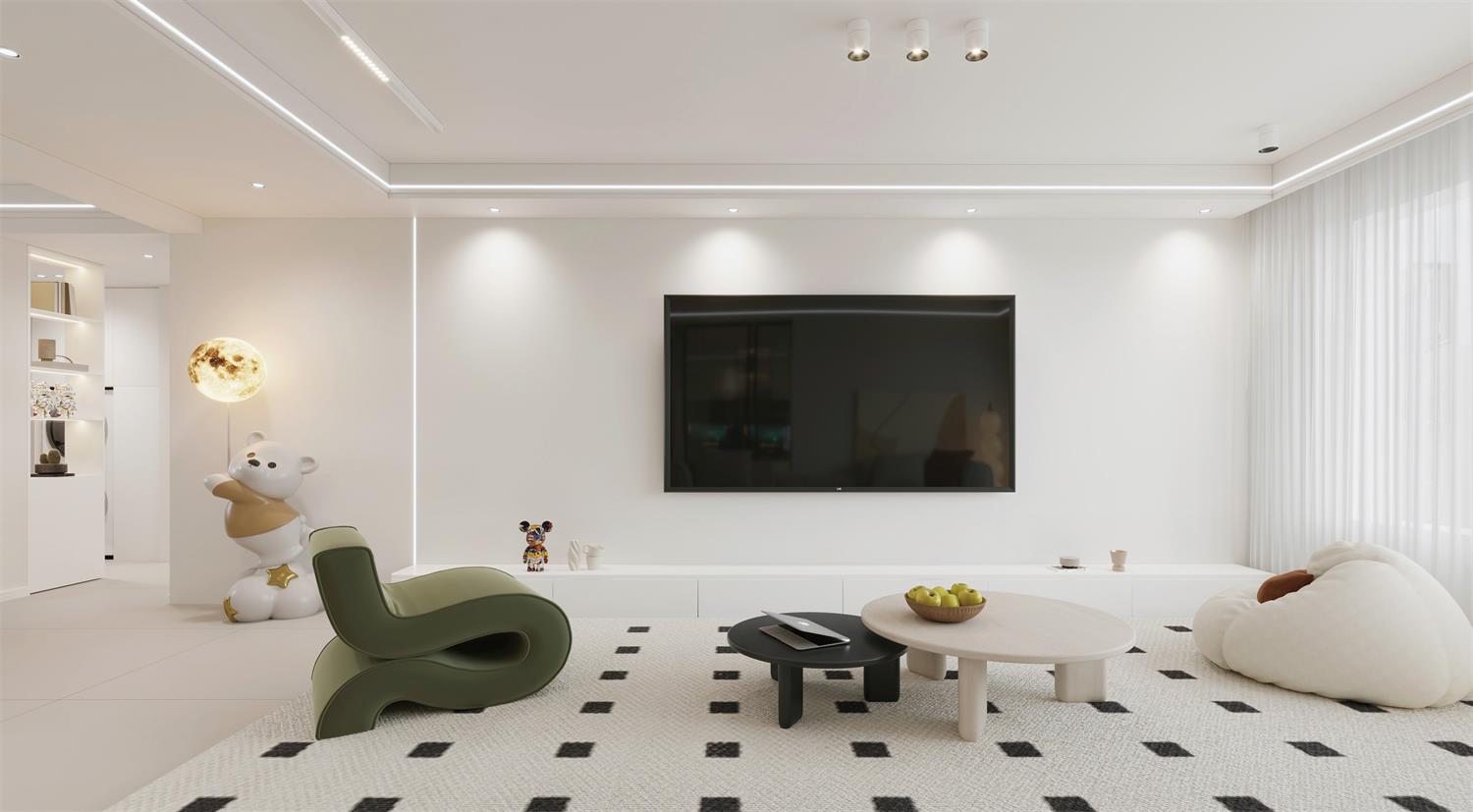 閱海萬(wàn)家G2區(qū) | 144m2軟軟糯糯奶油風(fēng)，一眼就淪陷的治愈感！