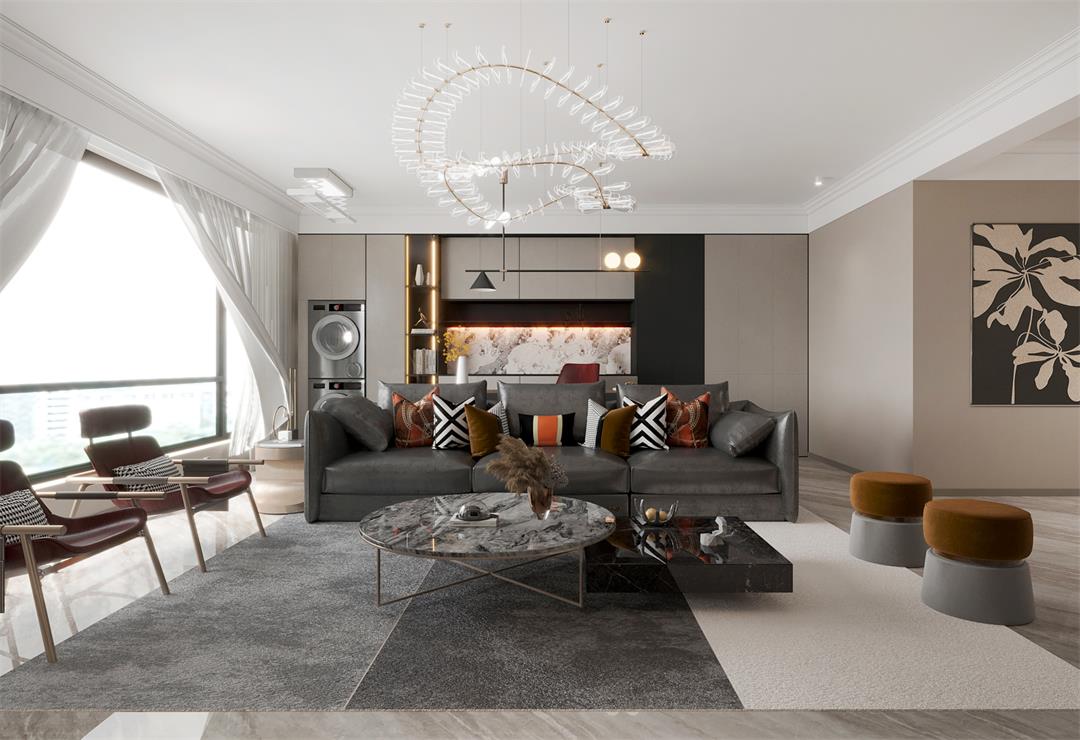 民生北府133㎡ | 沒跟風(fēng)！自己做主裝了現(xiàn)代風(fēng)的家，實(shí)用又耐看！