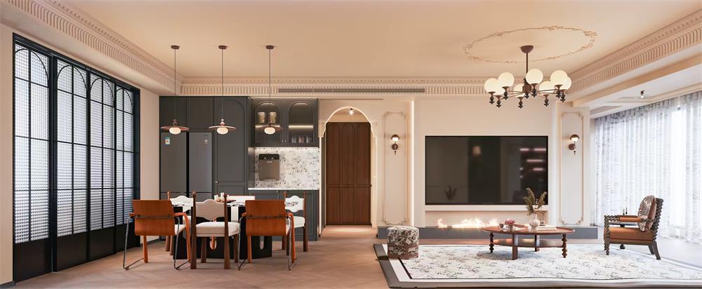 中梁印168㎡ | 絕美法式復(fù)古風！二人一貓裝滿日常的松弛與浪漫~